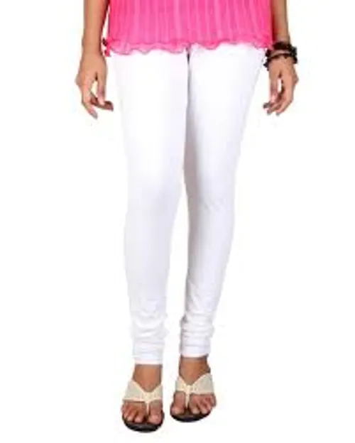 2 WAY CHUDIDAR LEGGING WHITE LG21